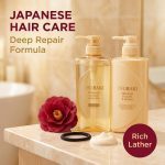 ست شامپو و نرم‌ کننده تسوباکی حجم‌ دهنده و درخشان کننده مو TSUBAKI Premium Volume & Repair - Image 7