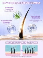 سرم مژه هیالو اسید و پپتید شیگلم هیالو SHEGLAM Lash Ritual Nourishing Serum - Image 2