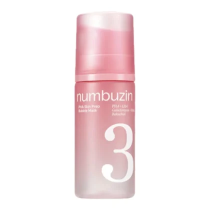 ماسک حبابی لایه بردار و پاکسازی پوست نامبوزین numbuzin No.3 PHA Skin Prep Bubble Mask