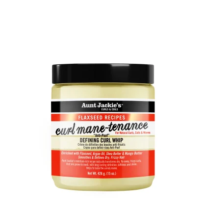 ماسک مو بذر کتان و آرگان فر و ضدوز کرل انت جکی Aunt Jackie’s Curl Mane-Tenance Anti-Poof