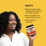 ماسک موی فیکساتور بذر کتان و شی‌باتر ترمیم‌کننده انت جکیز Aunt Jackie’s Fix My Hair Repair Conditioning Masque - Image 3