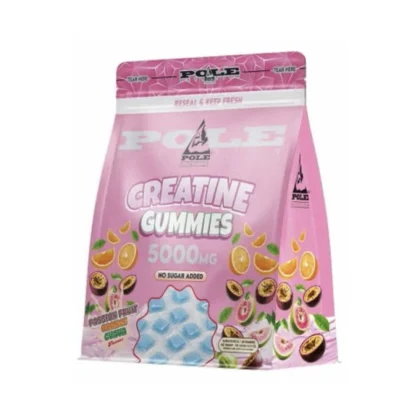 پاستیل کراتین ۵۰۰۰ پشن فروت پوله نوتریشن Pole Nutrition Creatine Gummies
