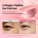 پچ دورچشم هیدروژلی کلاژن و پپتید بایودنس ضدچروک و ضدپف BIODANCE Hydrogel Eye Patches for Under Eye - تصویر 8