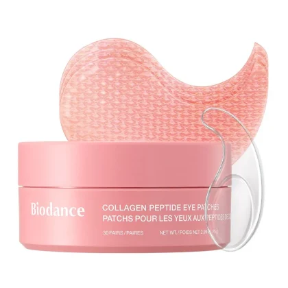 پچ دورچشم هیدروژلی کلاژن و پپتید بایودنس ضدچروک و ضدپف BIODANCE Hydrogel Eye Patches for Under Eye