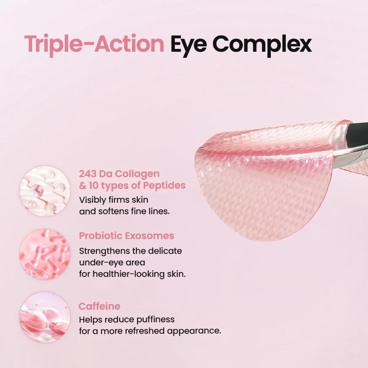 پچ دورچشم هیدروژلی کلاژن و پپتید بایودنس ضدچروک و ضدپف BIODANCE Hydrogel Eye Patches for Under Eye - تصویر 5