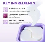 پچ هیدروژلی PDRN و پپتید مدی‌ هیل چشم و صورت ابرسان و ضدچروک Mediheal pdrn capsule patch - تصویر 3