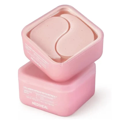 پچ هیدروژلی کلاژن و رتینول مدی‌ هیل چشم و صورت جوانساز و لیفتینگ MEDIHEAL COLLAGEN CAPSULE PATCH RETINOL