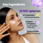 کرم سفت‌ کننده و جوانساز صورت و بدن نامبوزین Numbuzin No.9 NAD+ Gold 3D Firming Cream