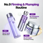 کرم NAD و طلا سفت‌ کننده و جوانساز صورت و بدن نامبوزین Numbuzin No.9 NAD+ Gold 3D Firming Cream - Image 6