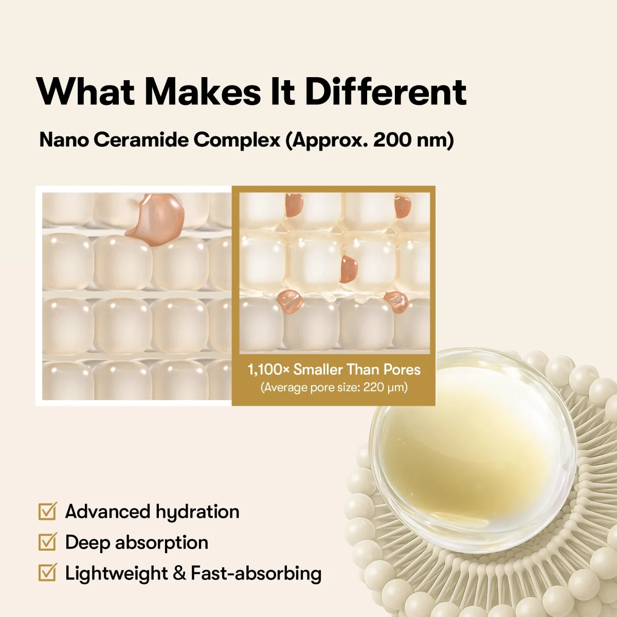 کرم کپسولی برنج و سرامید وی تی مرطوب کننده و تقویت سد دفاعی VT Rice Ceramide Capsule Cream - تصویر 5