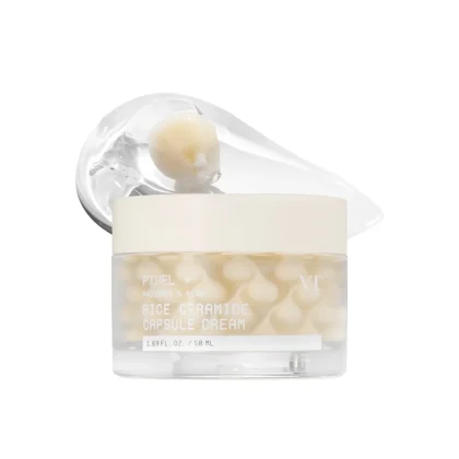 کرم کپسولی برنج و سرامید وی تی مرطوب کننده و تقویت سد دفاعی VT Rice Ceramide Capsule Cream