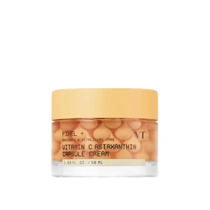 کرم کپسولی ویتامین C و آستاگزانتین وی‌تی روشن‌کننده و ضدلک VT Vitamin C Astaxanthin Capsule Cream