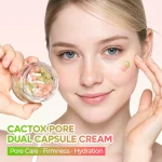 کرم کپسولی کاکتوس دکتر ملاکسین 2گانه آبرسان و رفع منافذ Dr.Melaxin Cactox Pore Relief Dual Capsule Cream - Image 2